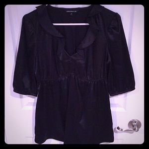 Express Design Studio Black shimmer blouse 🥂